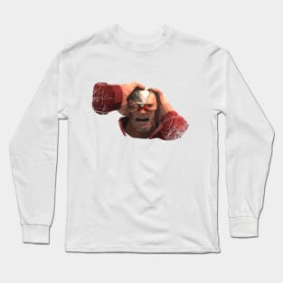 Splitting Headache Low-Poly Scream Fortress Soldier Long Sleeve T-Shirt